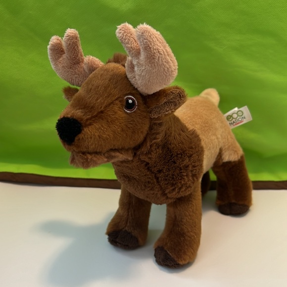 Aurora Eco-Nation 10” Stuffed Moose - Picture 5 of 8